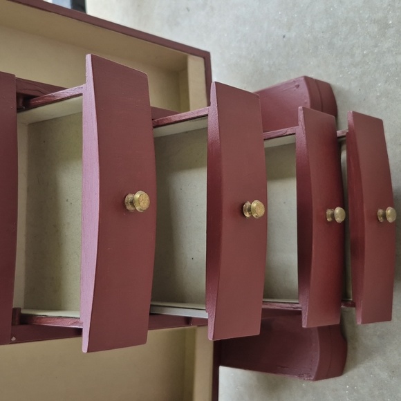 Jewerly Box Brick Red - Picture 4 of 6